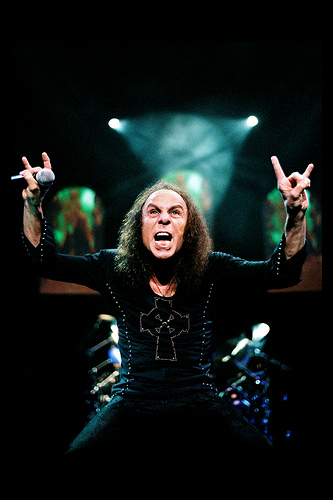 Ronnie James Dio couple